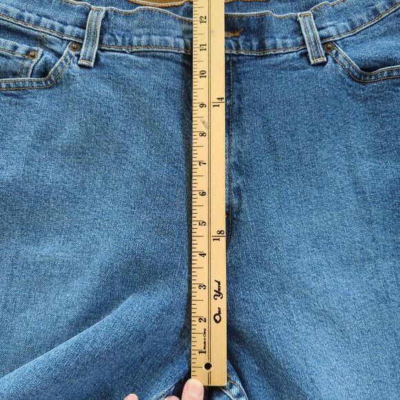 Vintage Levi’s 512 Women’s Jeans Sz 16 Slim Fit Tapered Leg Blue Denim USA Made - Picture 11 of 15